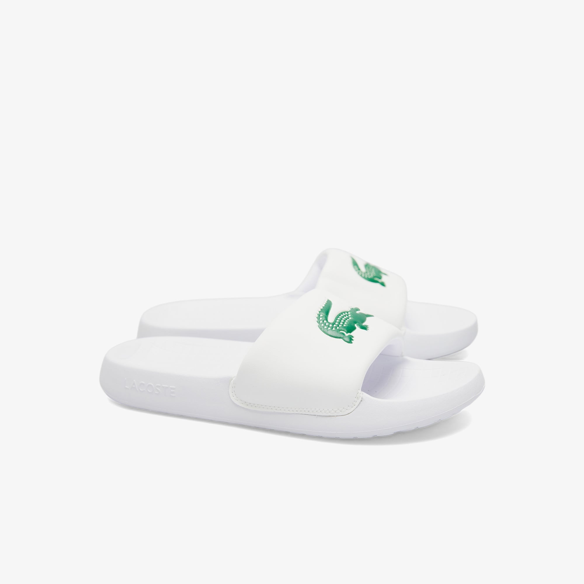 Lacoste Serve Slide Kadın Beyaz Terlik