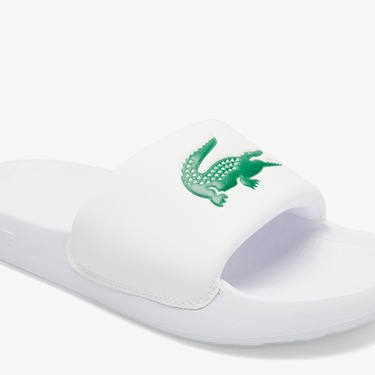  Lacoste Serve Slide Kadın Beyaz Terlik