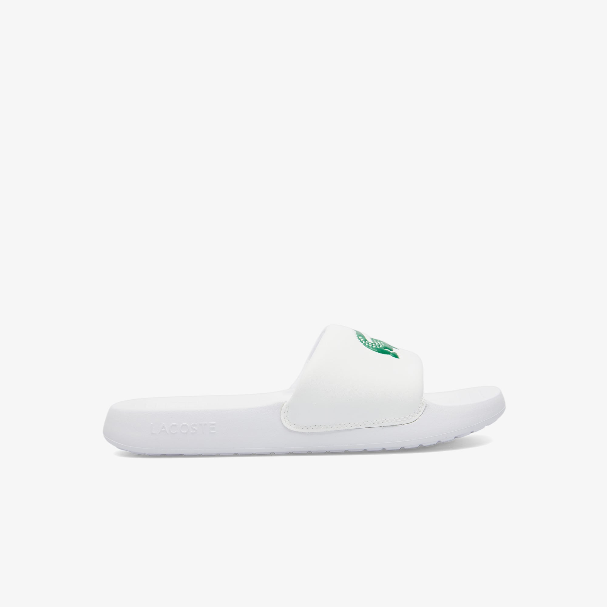  Lacoste Serve Slide Kadın Beyaz Terlik