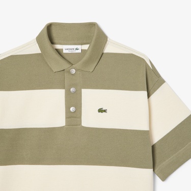  Çocuk Çizgili Yeşil Polo