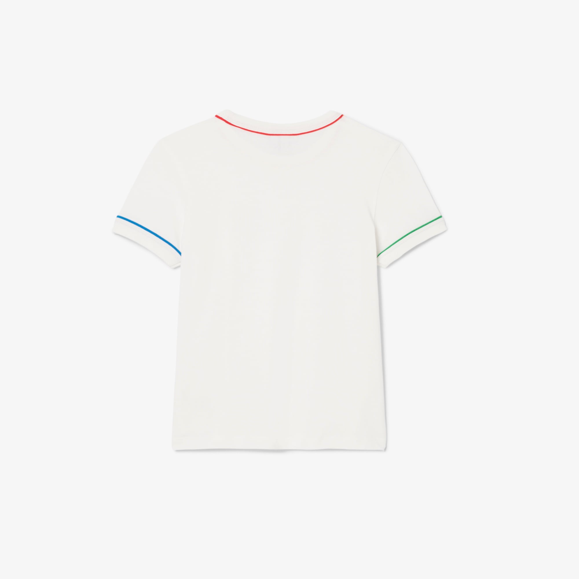 Çocuk Bisiklet Yaka Krem T-Shirt