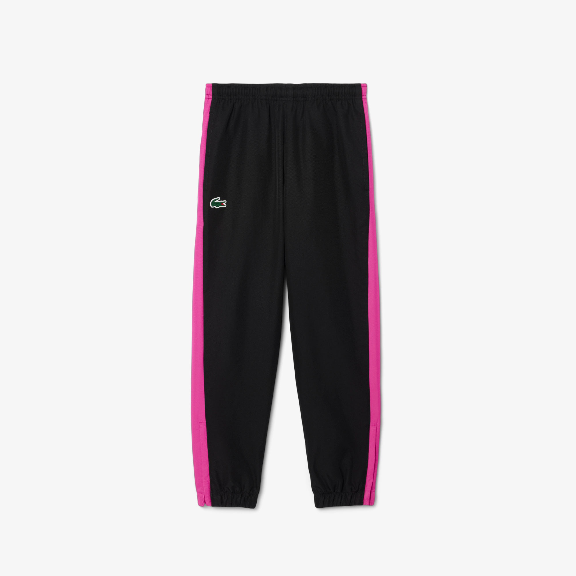 Lacoste Çocuk Kapüşonlu Renk Bloklu Beyaz Eşofman Takımı