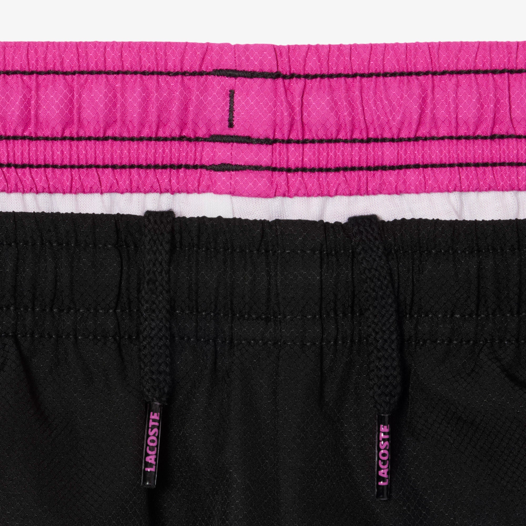 Lacoste Çocuk Kapüşonlu Renk Bloklu Beyaz Eşofman Takımı