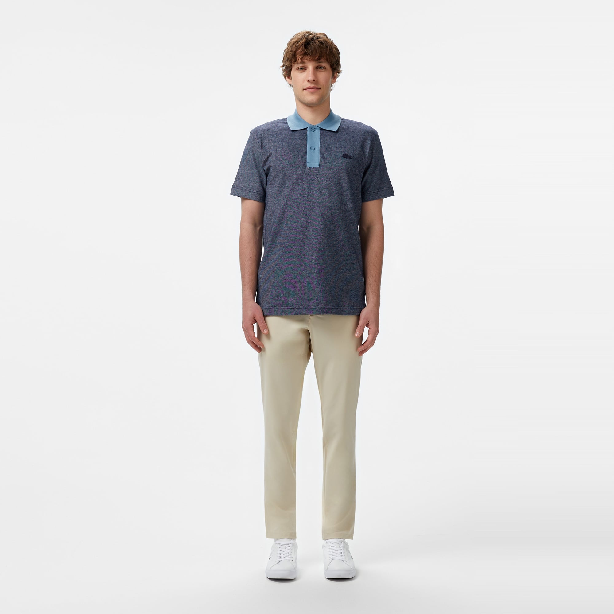 Lacoste Erkek Oversize Fit Lacivert Polo