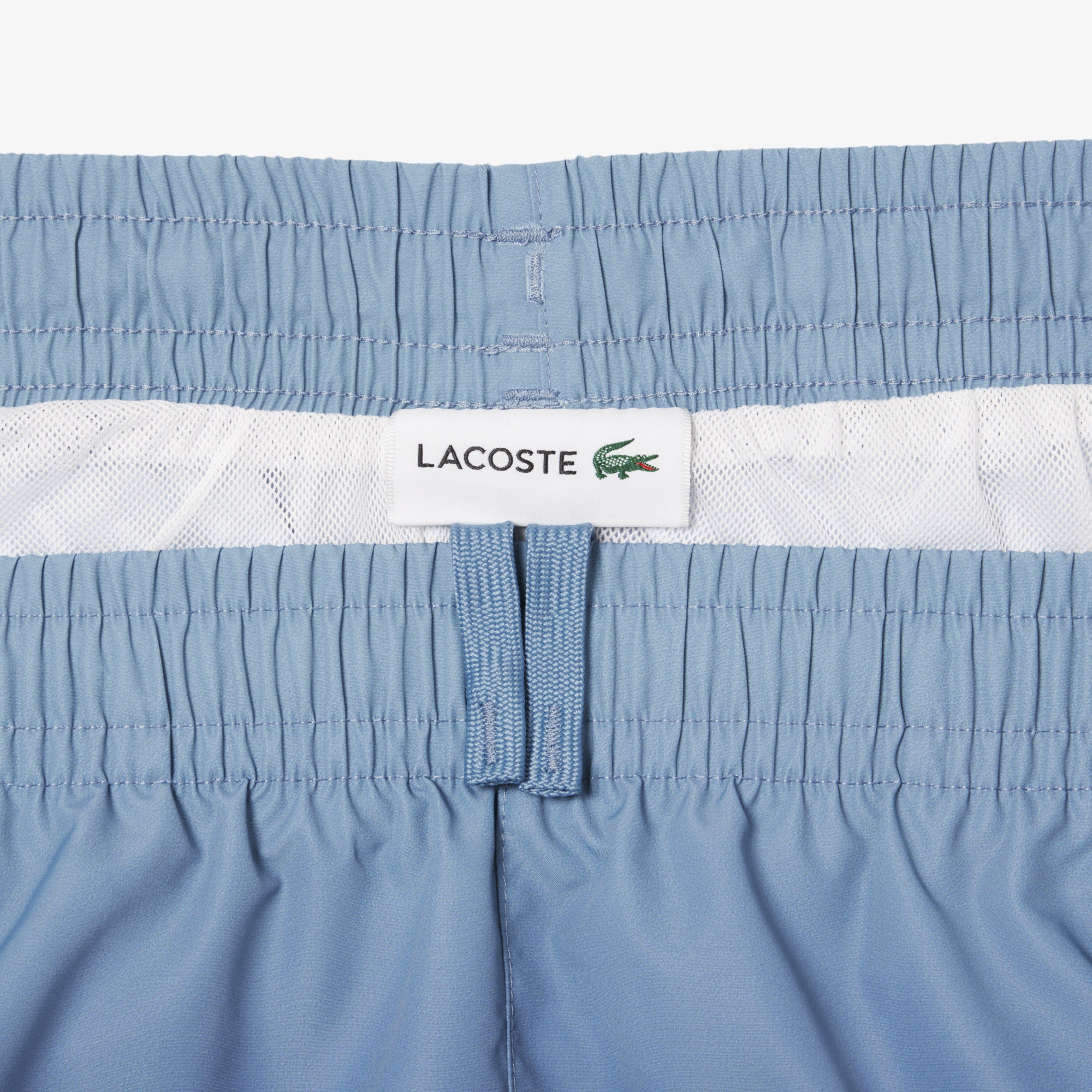 Lacoste Erkek Renk Bloklu Mavi Deniz Şortu