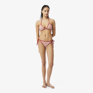  Kadın Monogram Kırmızı Bikini Altı