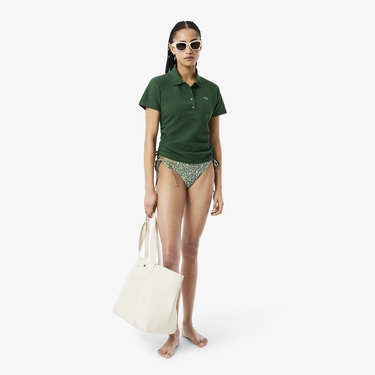  Kadın Baskılı Yeşil Bikini Altı