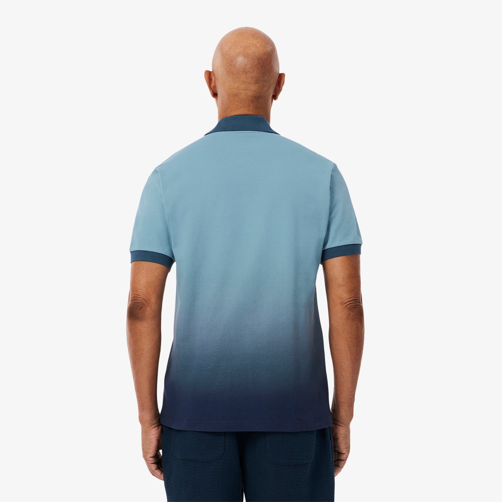 Erkek Classic Fit Renk Bloklu Lacivert Polo