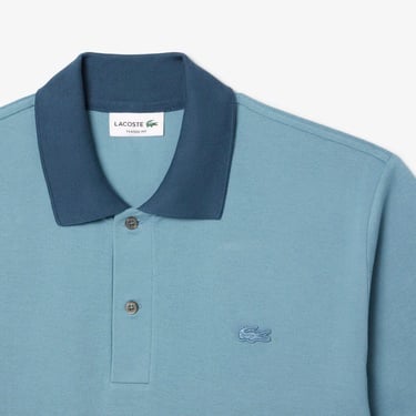  Lacoste Erkek Regular Fit Renk Bloklu Lacivert Polo