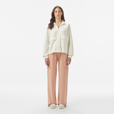  Kadın Relaxed Fit Pembe Eşofman Altı