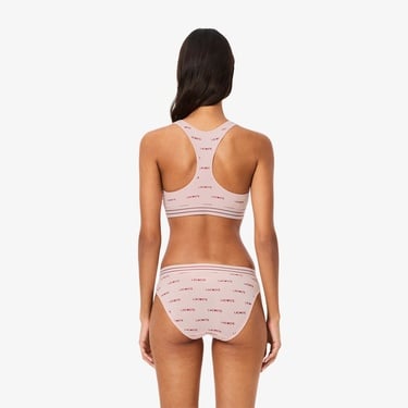  Kadın Baskılı Pembe Bra