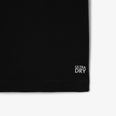  Lacoste Erkek Çocuk Bisiklet Yaka Baskılı Siyah T-Shirt