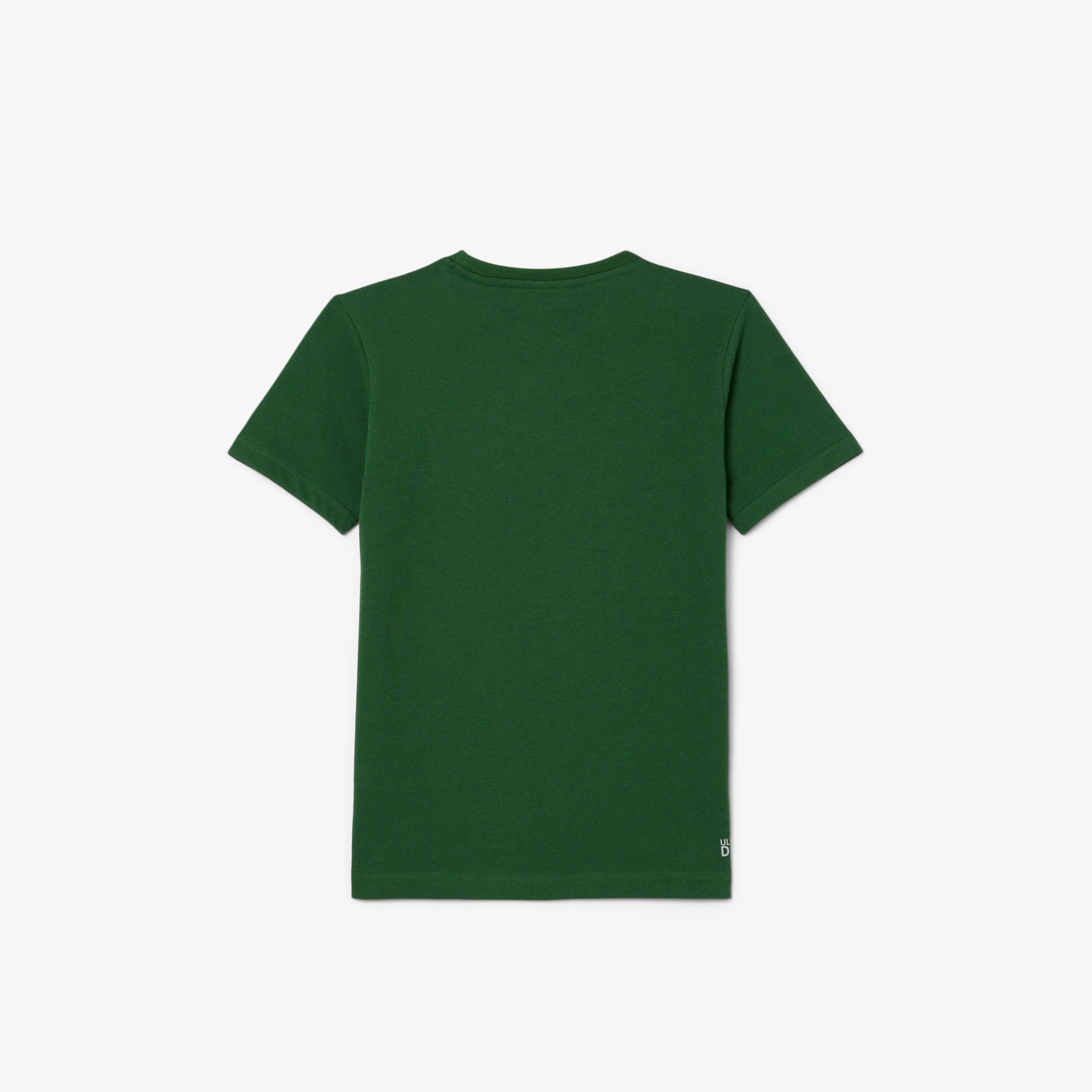 Lacoste Erkek Çocuk Bisiklet Yaka Baskılı Yeşil T-Shirt