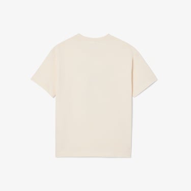  Çocuk Bisiklet Yaka Desenli Krem T-Shirt