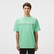 Lacoste Erkek Oversize Fit Bisiklet Yaka Baskılı Beyaz T-Shirt