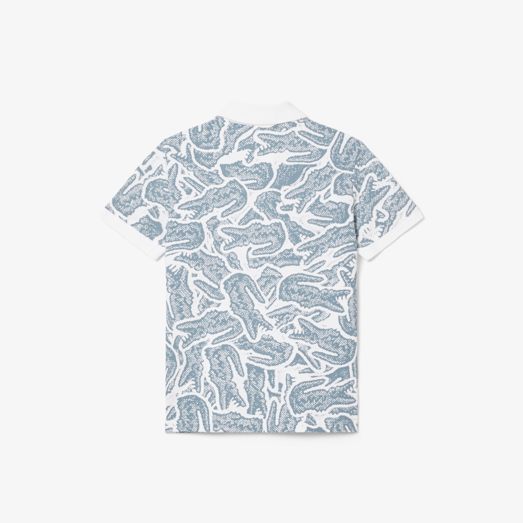 Lacoste Çocuk Baskılı Mavi Polo