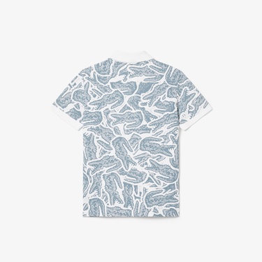  Çocuk Baskılı Mavi Polo