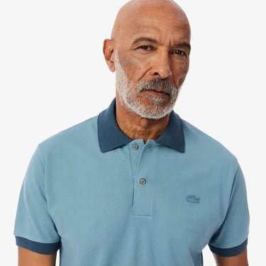  Lacoste Erkek Regular Fit Renk Bloklu Lacivert Polo