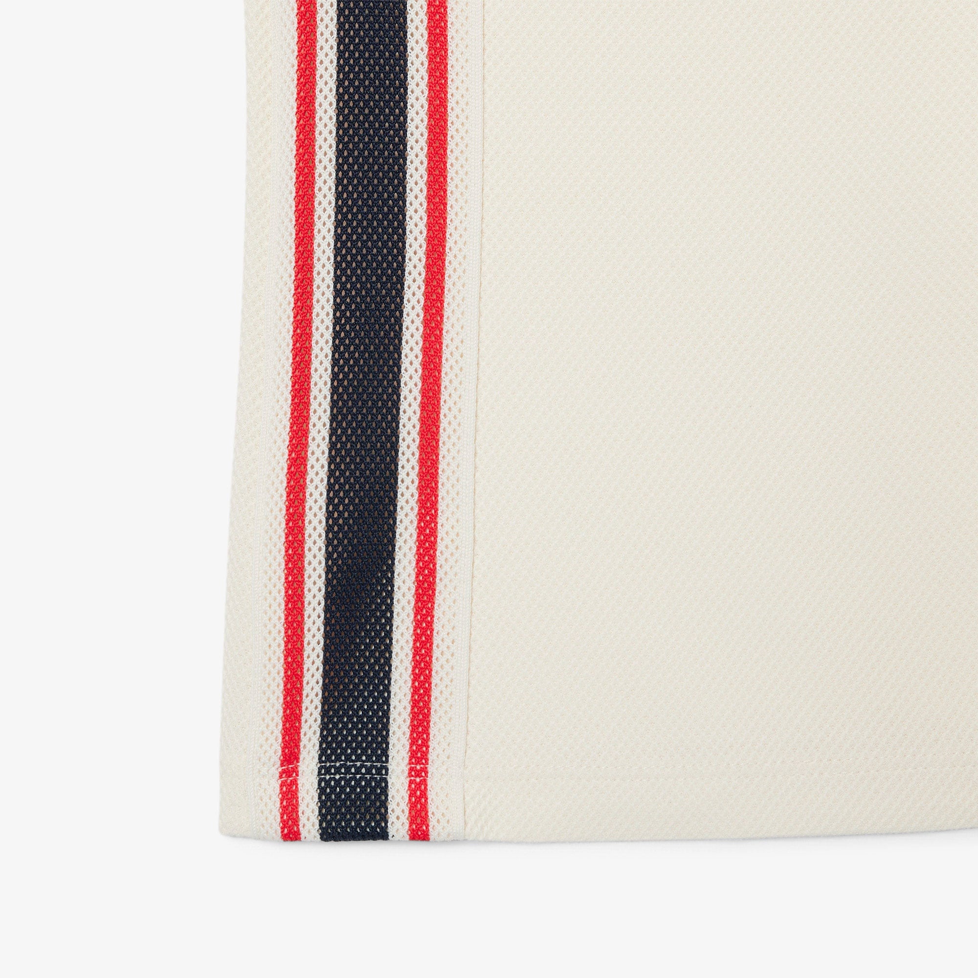 Lacoste Kadın Slim Fit Renk Bloklu Bej Polo