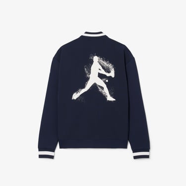  Erkek Hakim Yaka Baskılı Lacivert Ceket