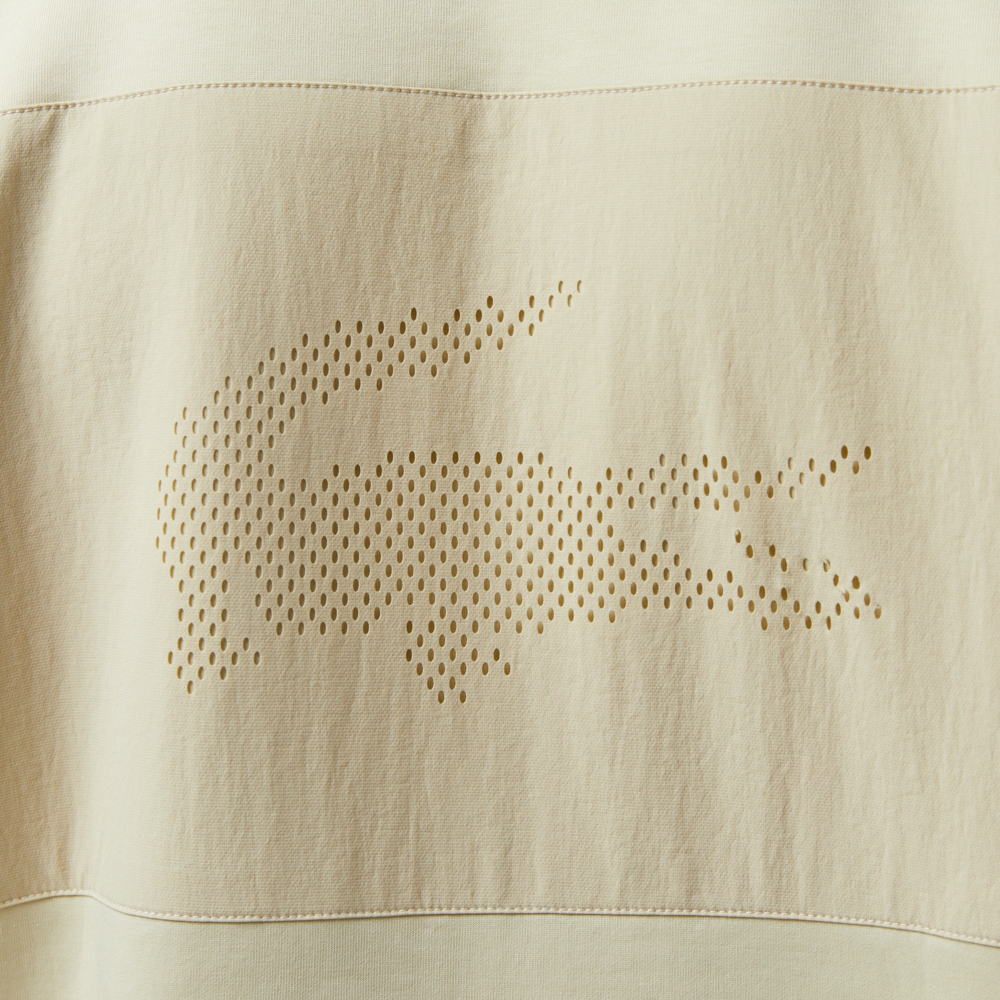 Lacoste Erkek Fermuarlı Bej Sweatshirt