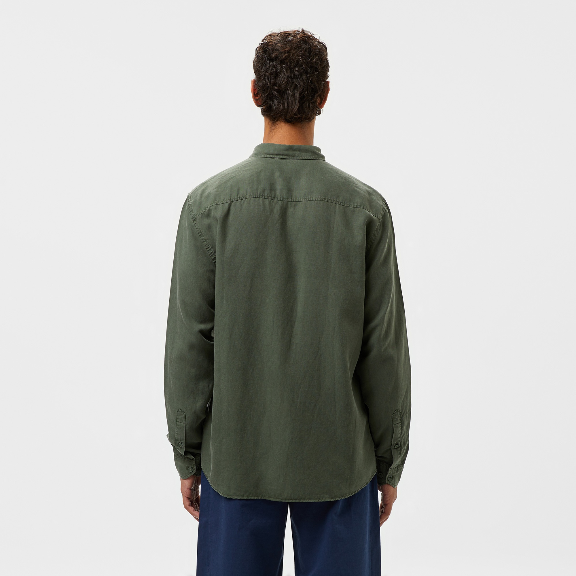 Lacoste Erkek Slim Fit Düğmeli Yaka Haki Gömlek