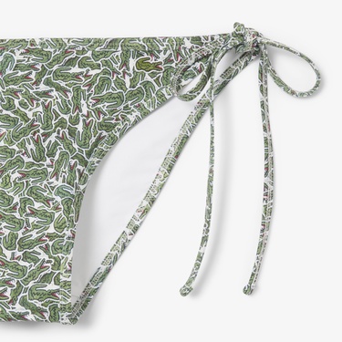  Kadın Baskılı Yeşil Bikini Altı