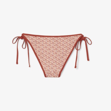  Kadın Monogram Kırmızı Bikini Altı
