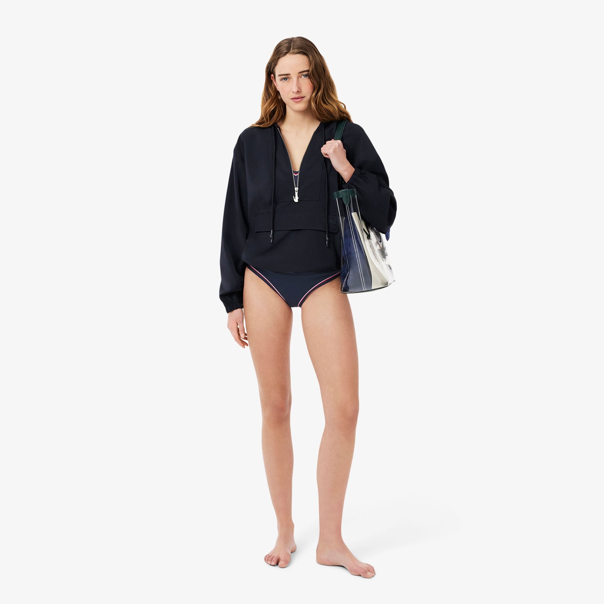 Lacoste Kadın Lacivert Bikini Üstü