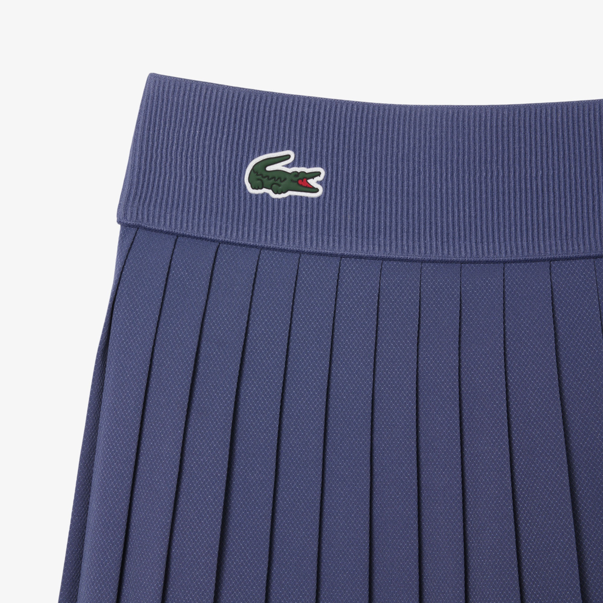 Lacoste Kadın Flare Fit Pileli Lacivert Etek