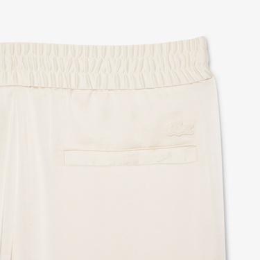  Kadın Oversized Fit Krem Pantolon