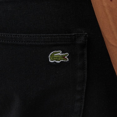  Lacoste Erkek Regular Fit Siyah Jean Pantolon