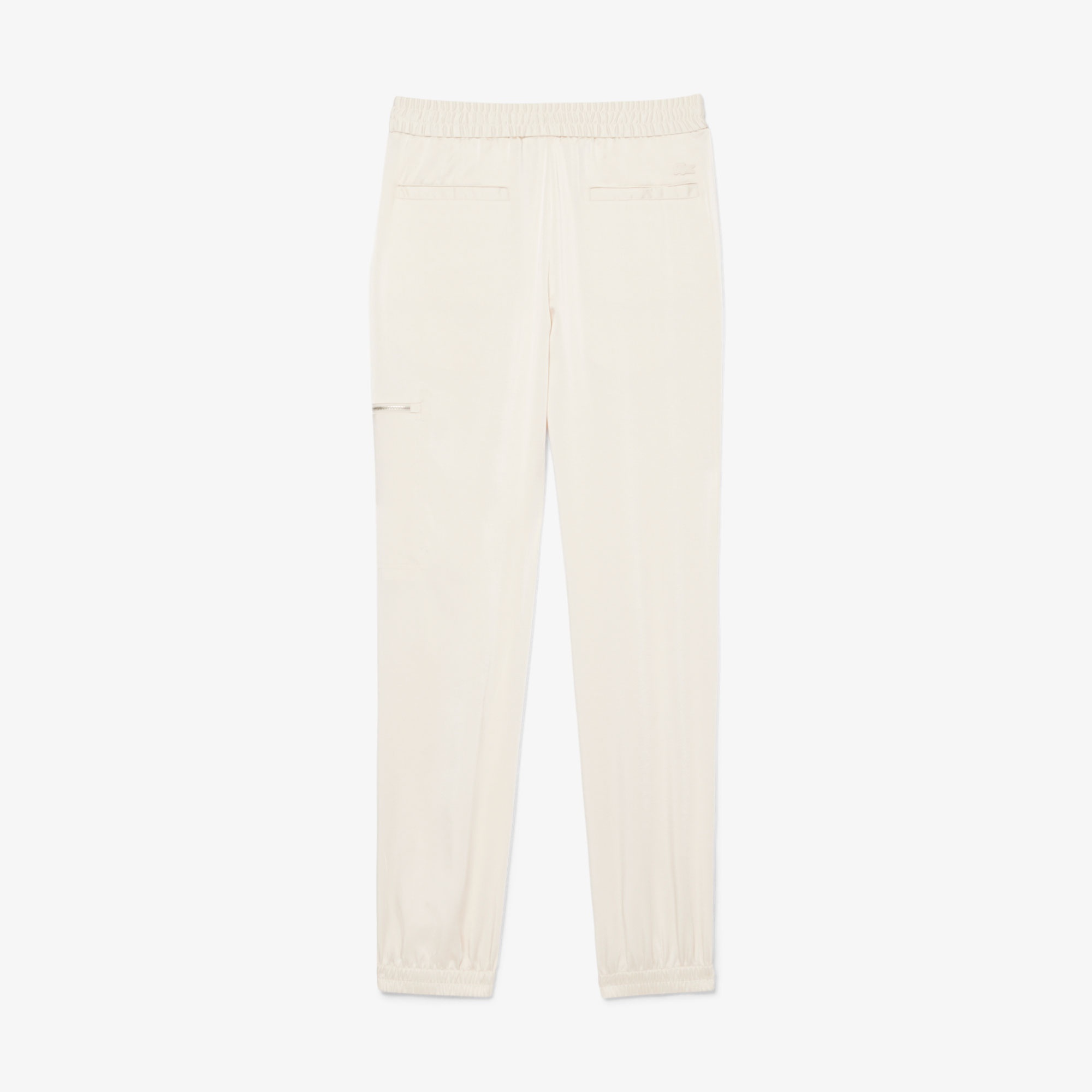 Lacoste Kadın Oversized Fit Krem Pantolon