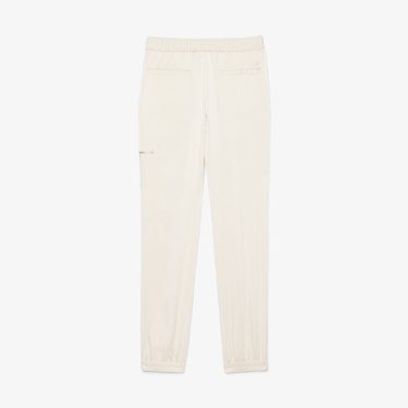  Kadın Oversized Fit Krem Pantolon