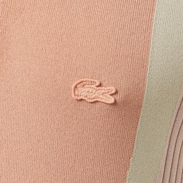  Lacoste Erkek Regular Fit Kısa Kollu Polo Yaka Renk Bloklu Pembe Triko