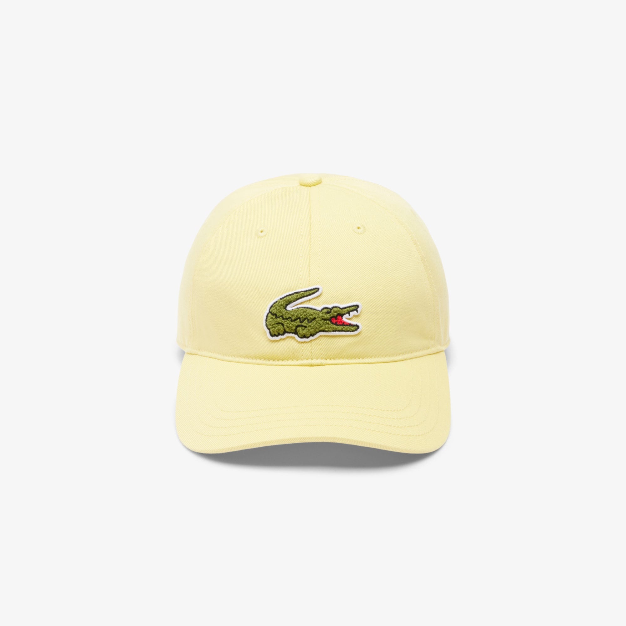 Lacoste Unisex Baskılı Sarı Şapka