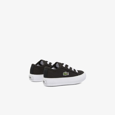  Lacoste Backcourt Çocuk Siyah Sneaker