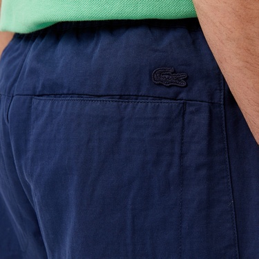  Erkek Relaxed Fit Lacivert Bermuda Şort