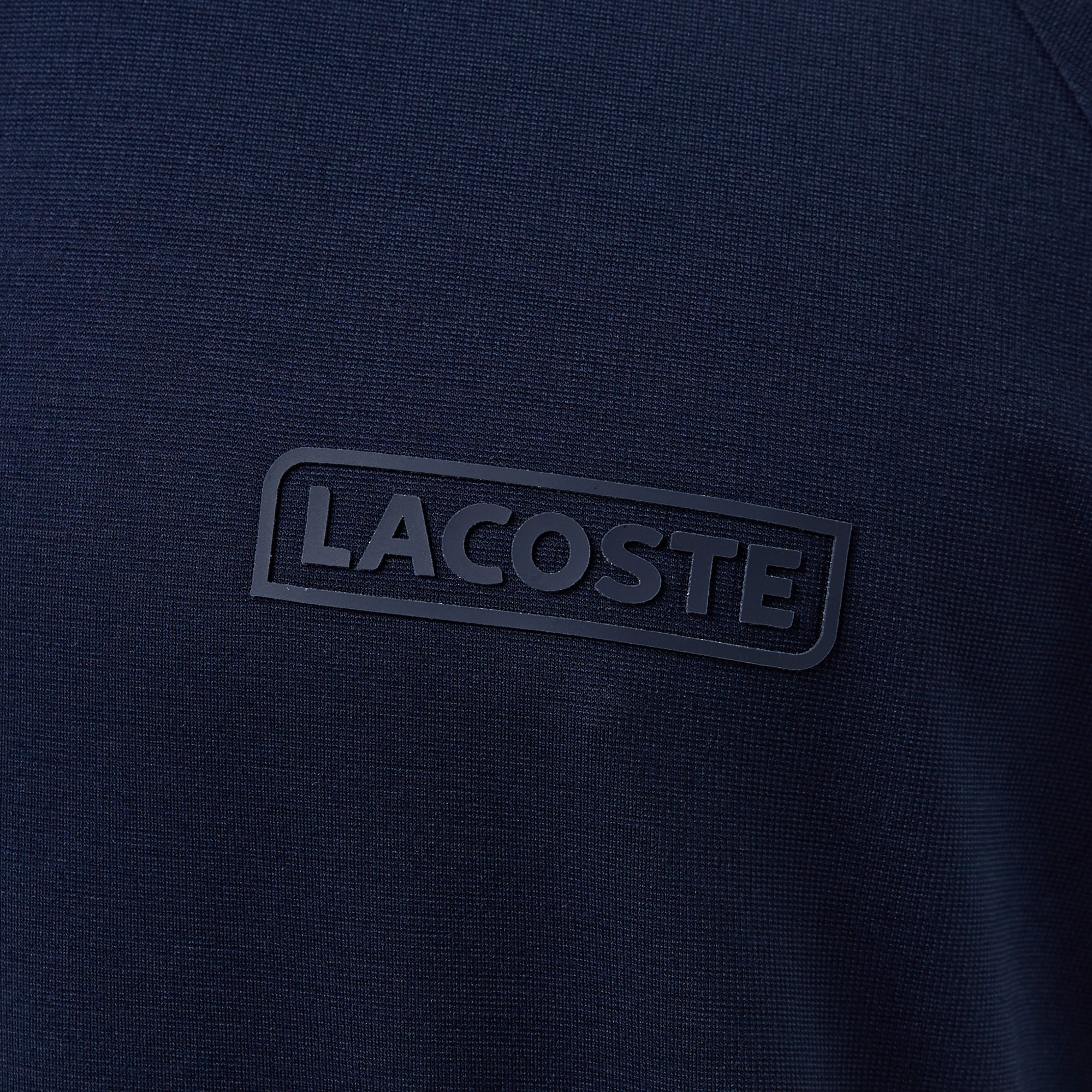 Lacoste Erkek Oversize Fit Yarım Fermuarlı Lacivert Polo