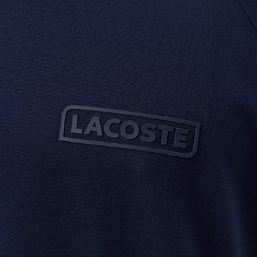  Lacoste Erkek Oversize Fit Yarım Fermuarlı Lacivert Polo