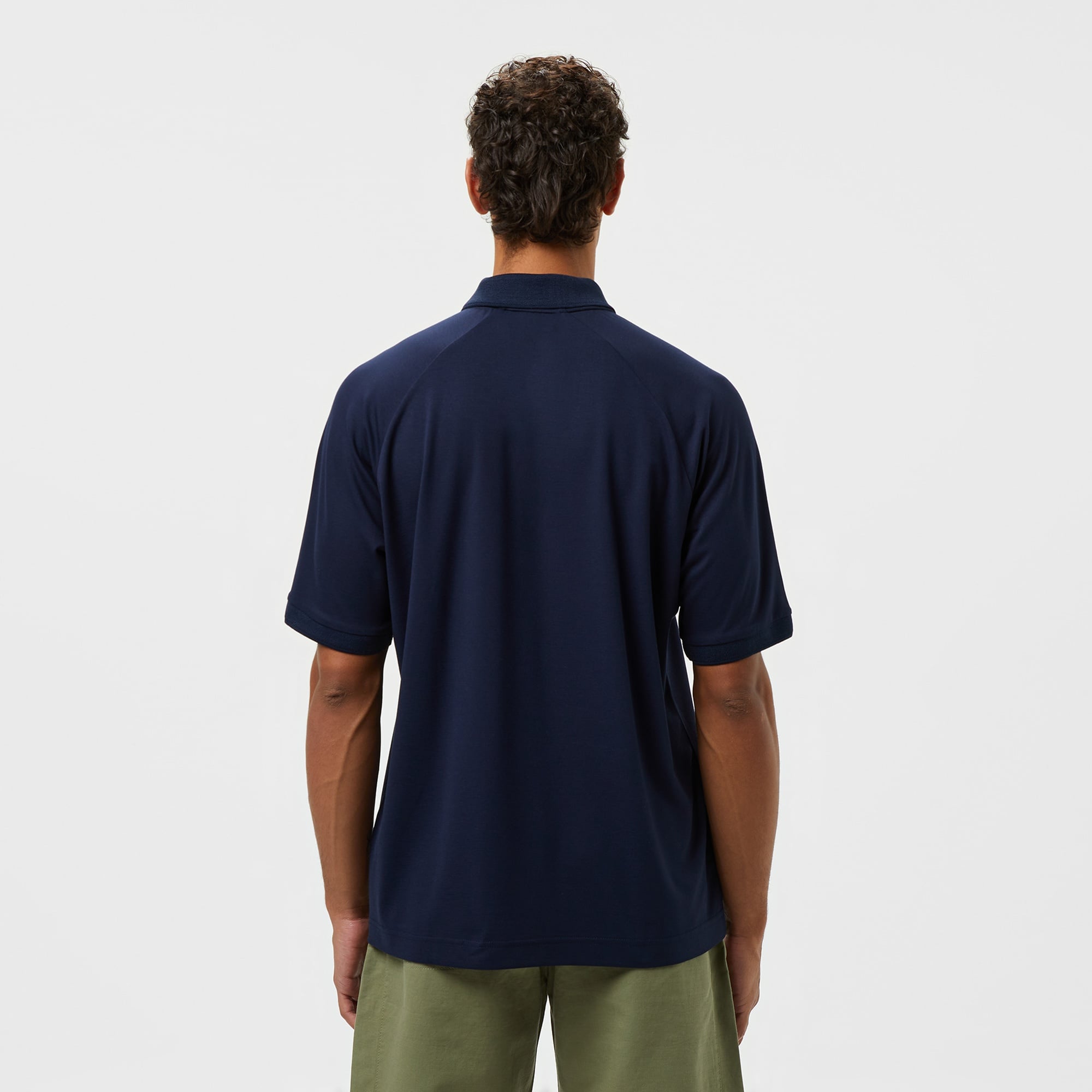 Lacoste Erkek Oversize Fit Yarım Fermuarlı Lacivert Polo