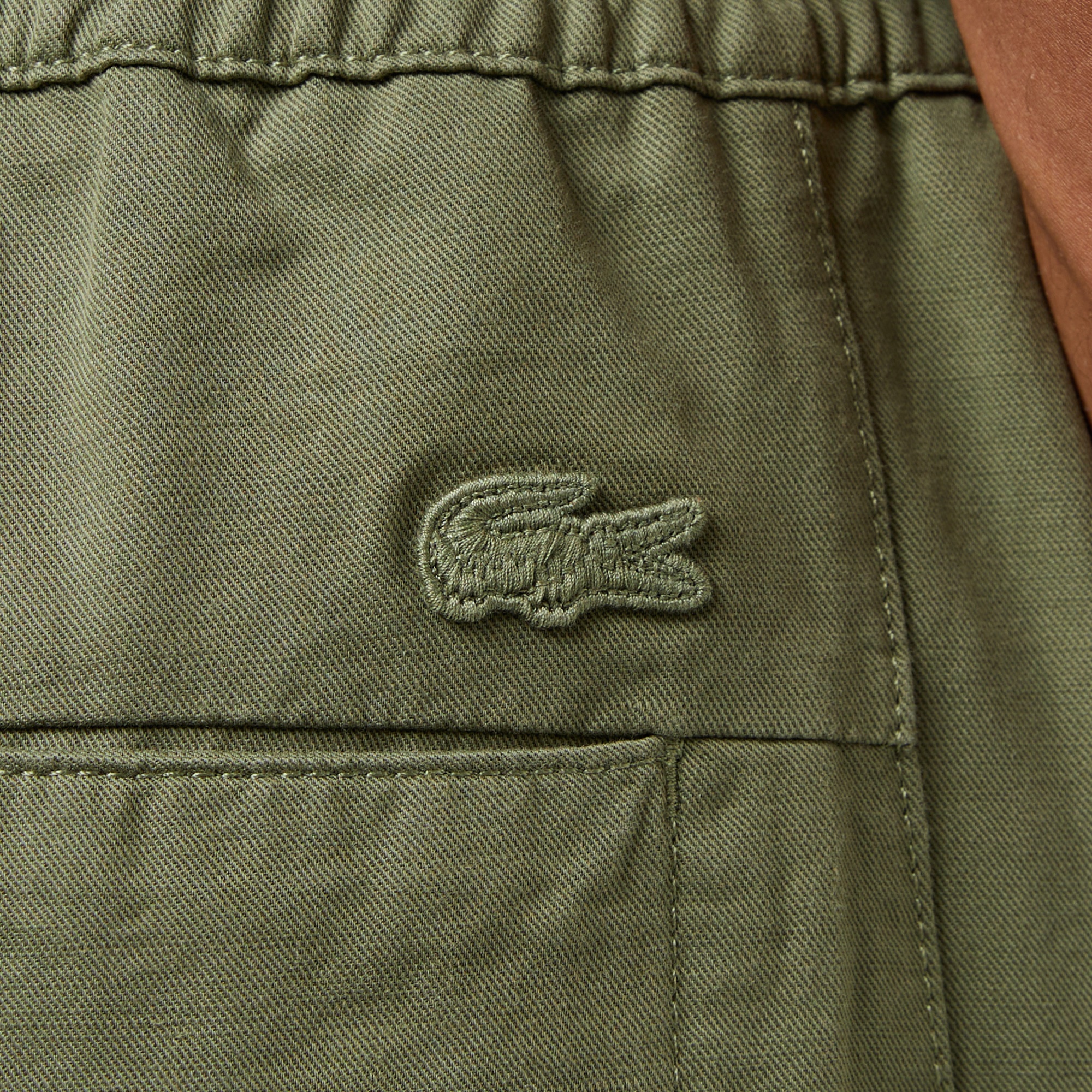 Erkek Relaxed Fit Haki Bermuda Şort