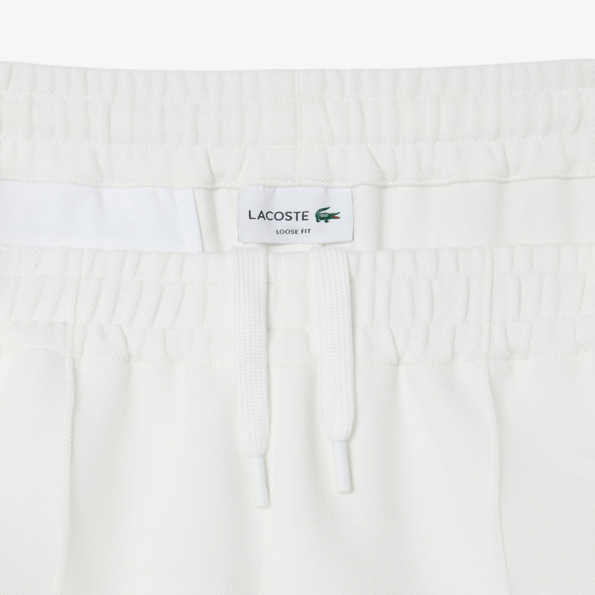 Lacoste Erkek Loose Fit Beyaz Eşofman Altı