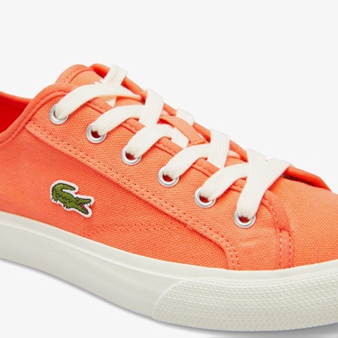  Lacoste Backcourt Kadın Turuncu Sneaker