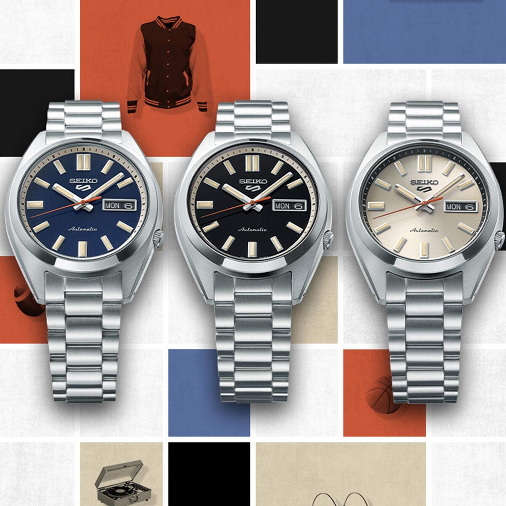 Seiko 5 S5-SRPK89K Kadın|Erkek Kol Saati