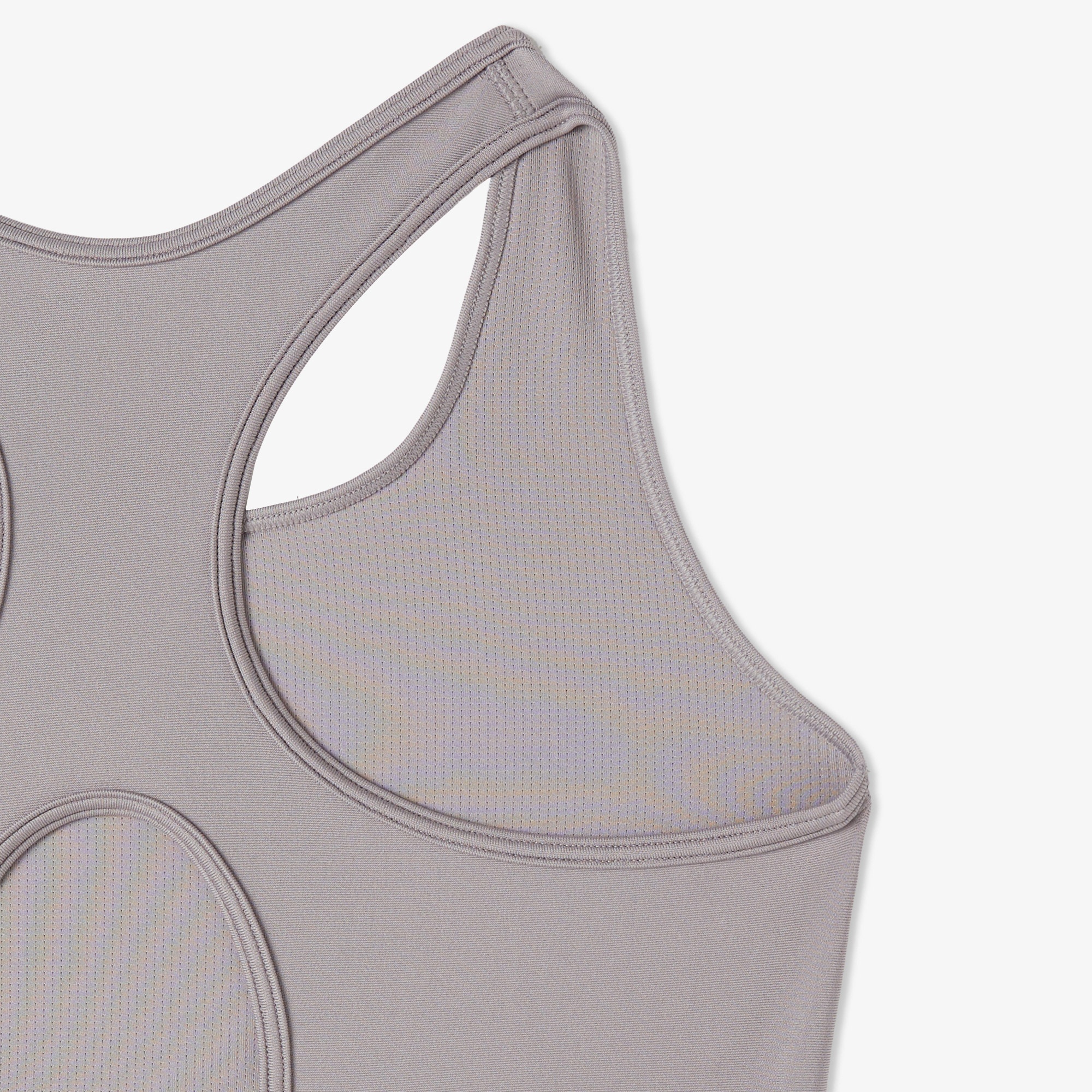 Under Armour Heat Gear Mid Kadın Gri Antrenman Bra