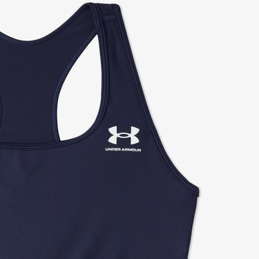  Under Armour Heat Gear Mid Kadın Lacivert Antrenman Bra