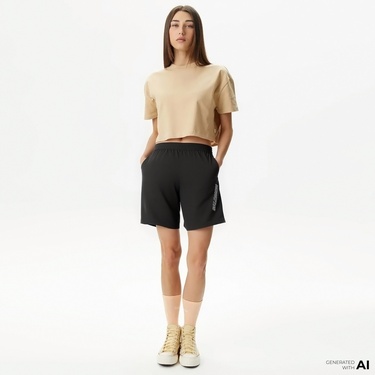  Salomon Bonatti Trail Kadın Siyah Antrenman Şortu