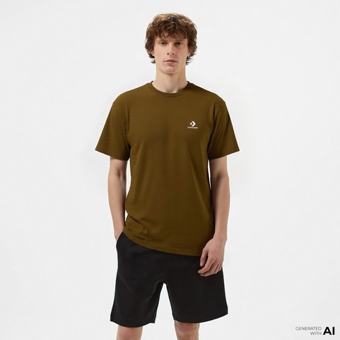  Converse Go-To Unisex Haki T-Shirt