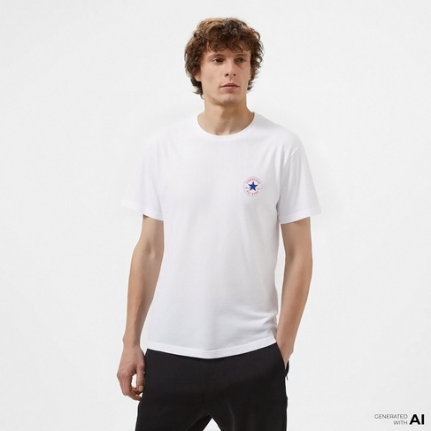  Converse Go-To Unisex Beyaz T-Shirt